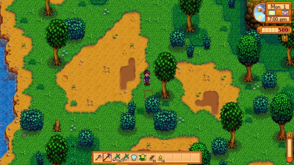 Foraging in Stardew
